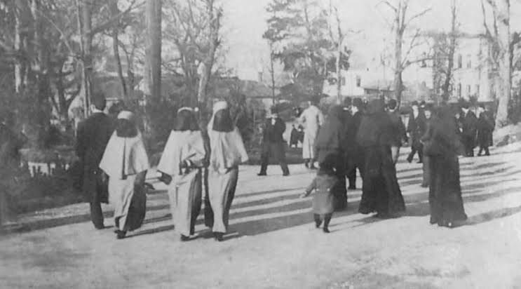 Улица в Стамбуле в начале прошлого века. Фото из интернета.