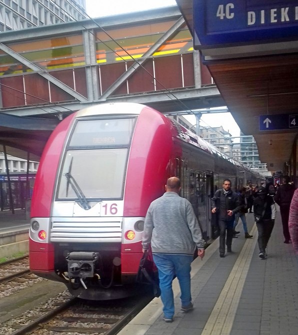 Люксембургский поезд /фото из личного архива/