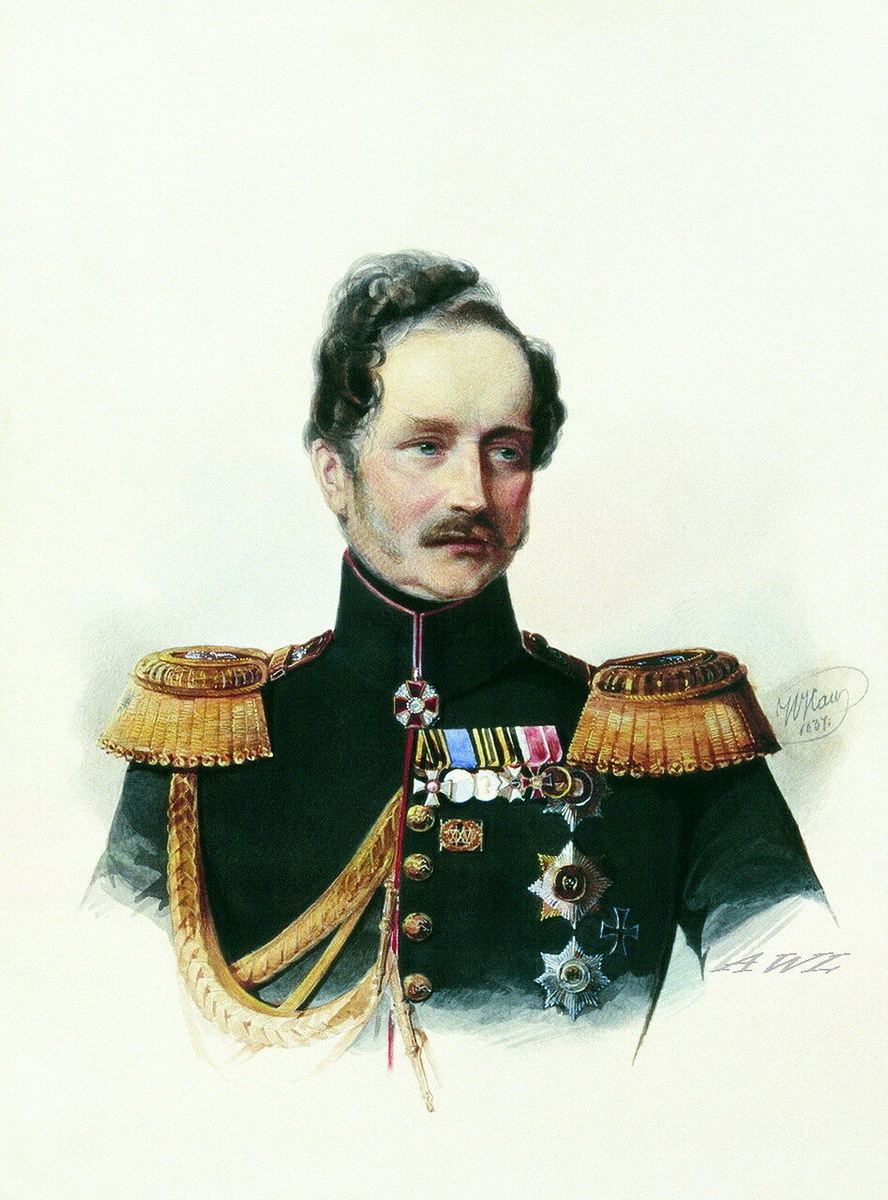 Портрет Алексея Фёдоровича Орлова, 1837 (худож. В. И. Гау)