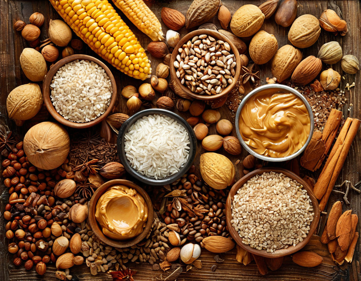 Орехи, специи, какао-бобы, кукуруза, рис, пшеница, подсолнечник - основные продукты, которые могут содержать афлатоксин