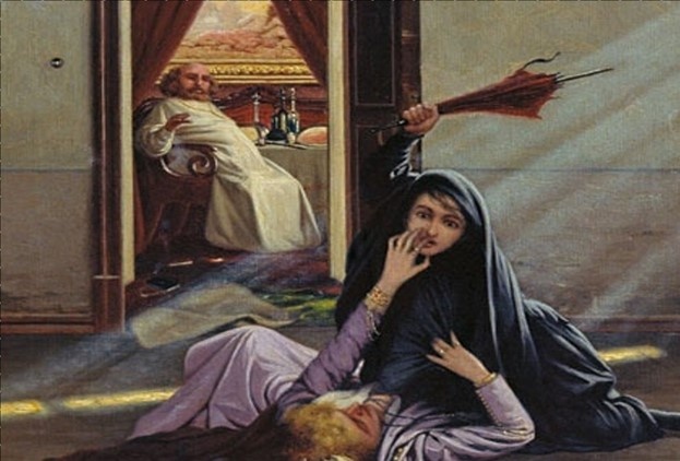 Фрагмент картины "В тихой обители". Фото из открытого доступа