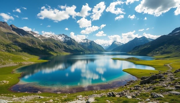 Семицветное озеро в Архызе