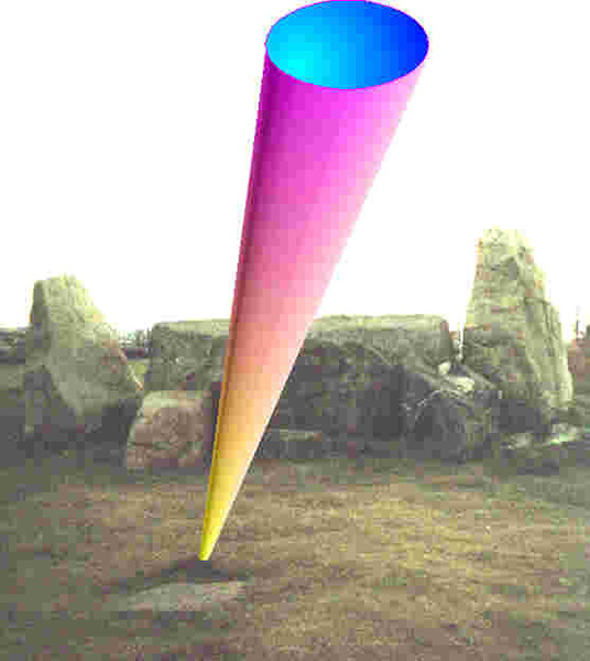 Рис. 2а. Фотография одного из каменных кругов "Восточного цирка" (Eastern Circus). Шотландия, район г. Абердин.