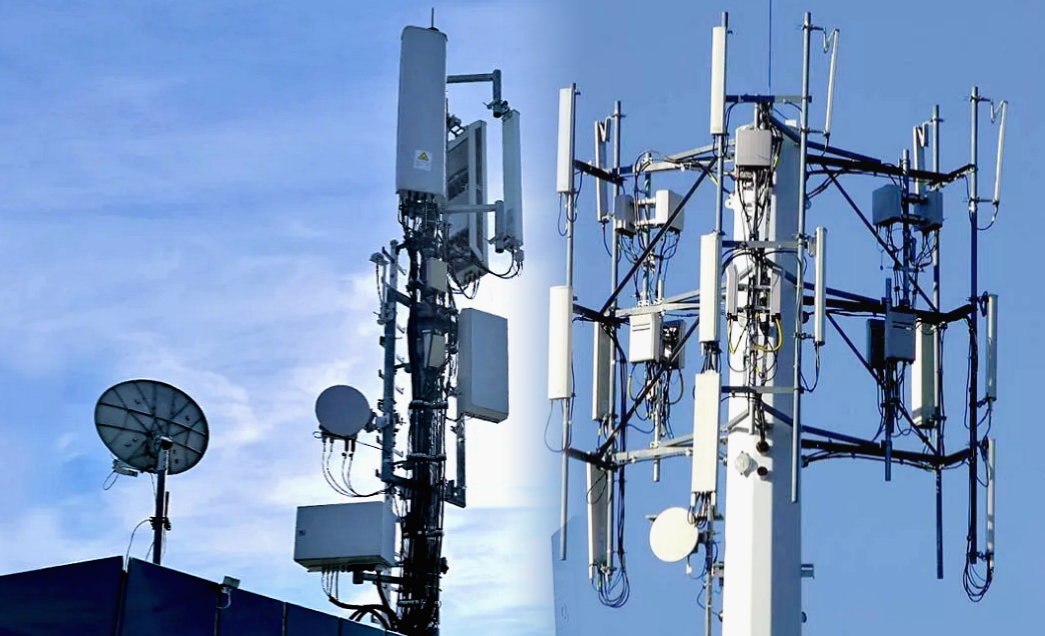 Так выглядят современные вышки с антенной сотовой сети.