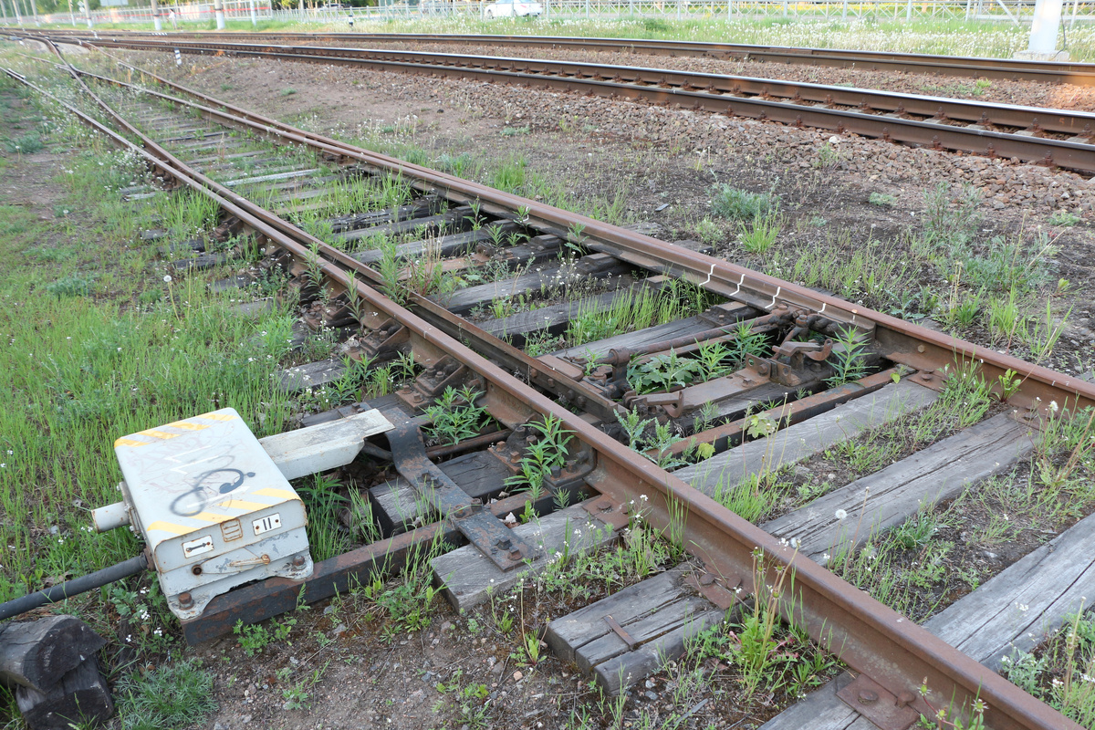 Стрелочный перевод. Фото автора.