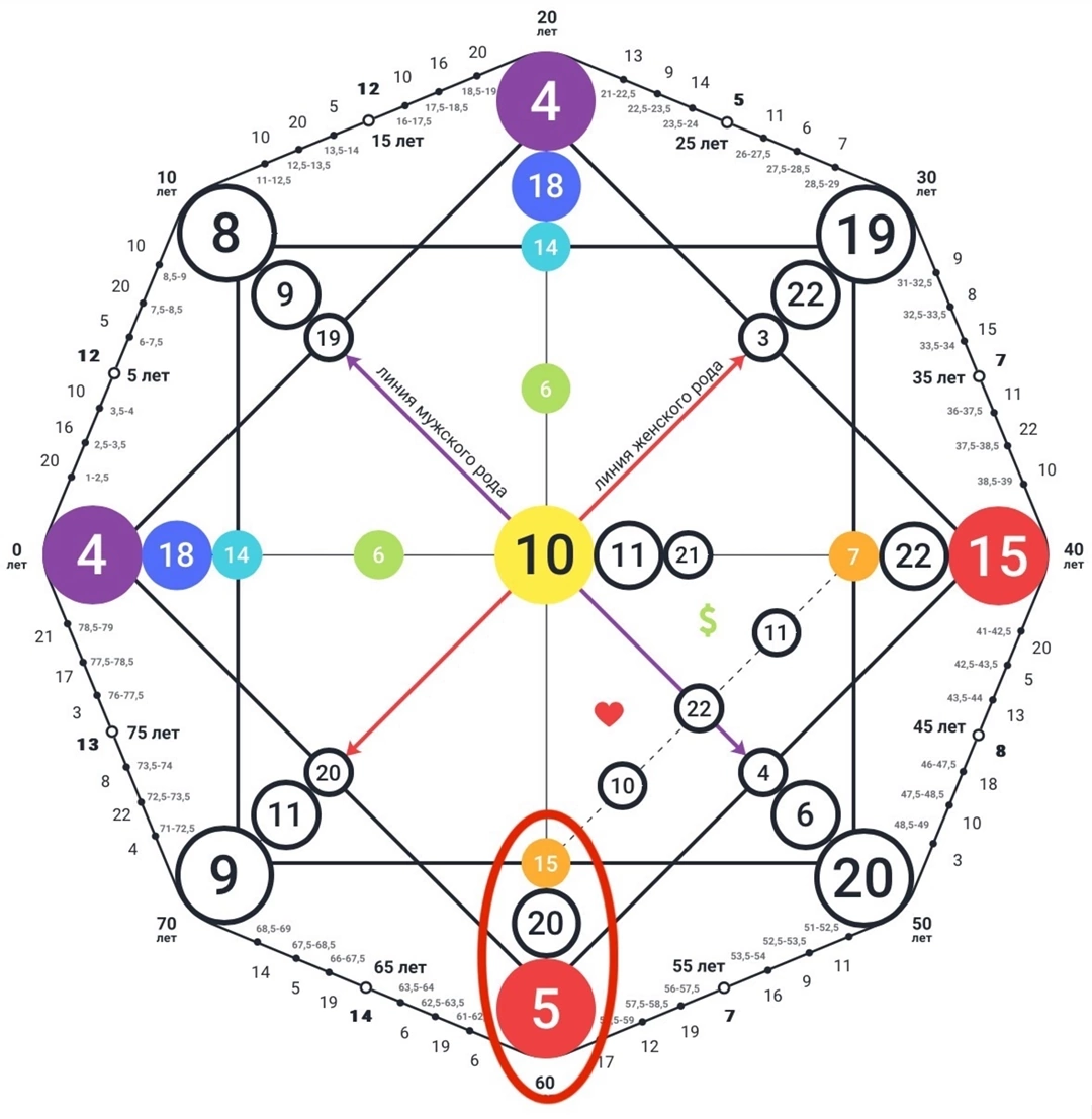 Кармический хвост «Бунтарь» 15-20-5