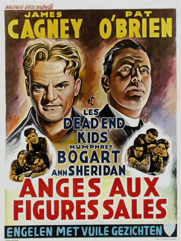 Афиша фильма «Ангелы с грязными лицами» (1938)