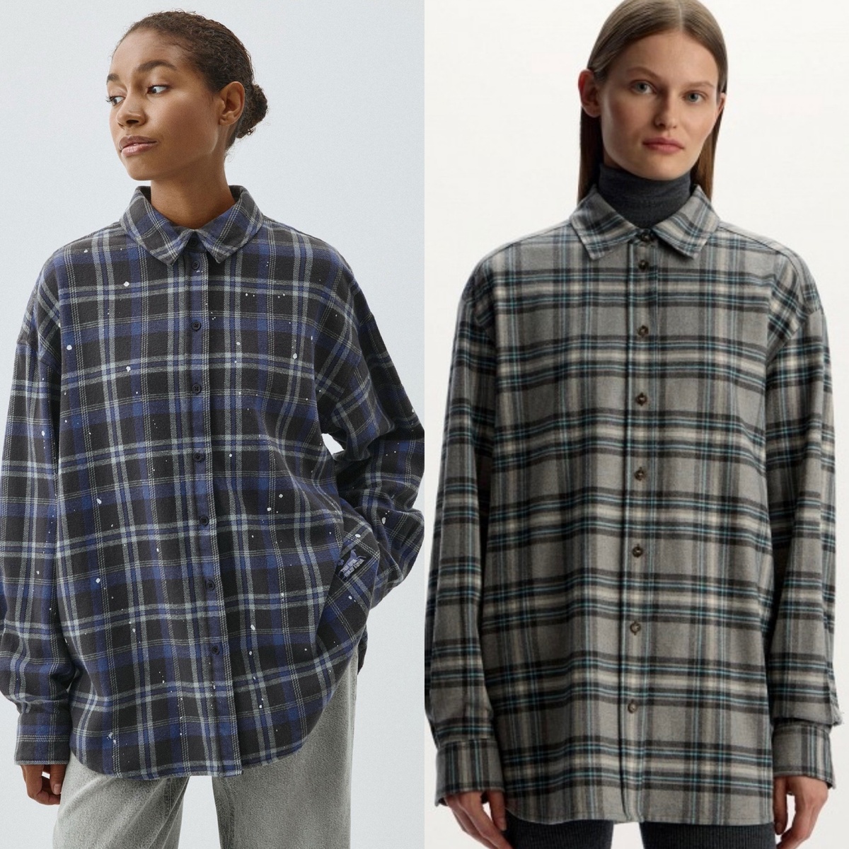 Обе 100% хлопок, но какая рубашка дороже??? Кстати, обе представлены на Lamoda 