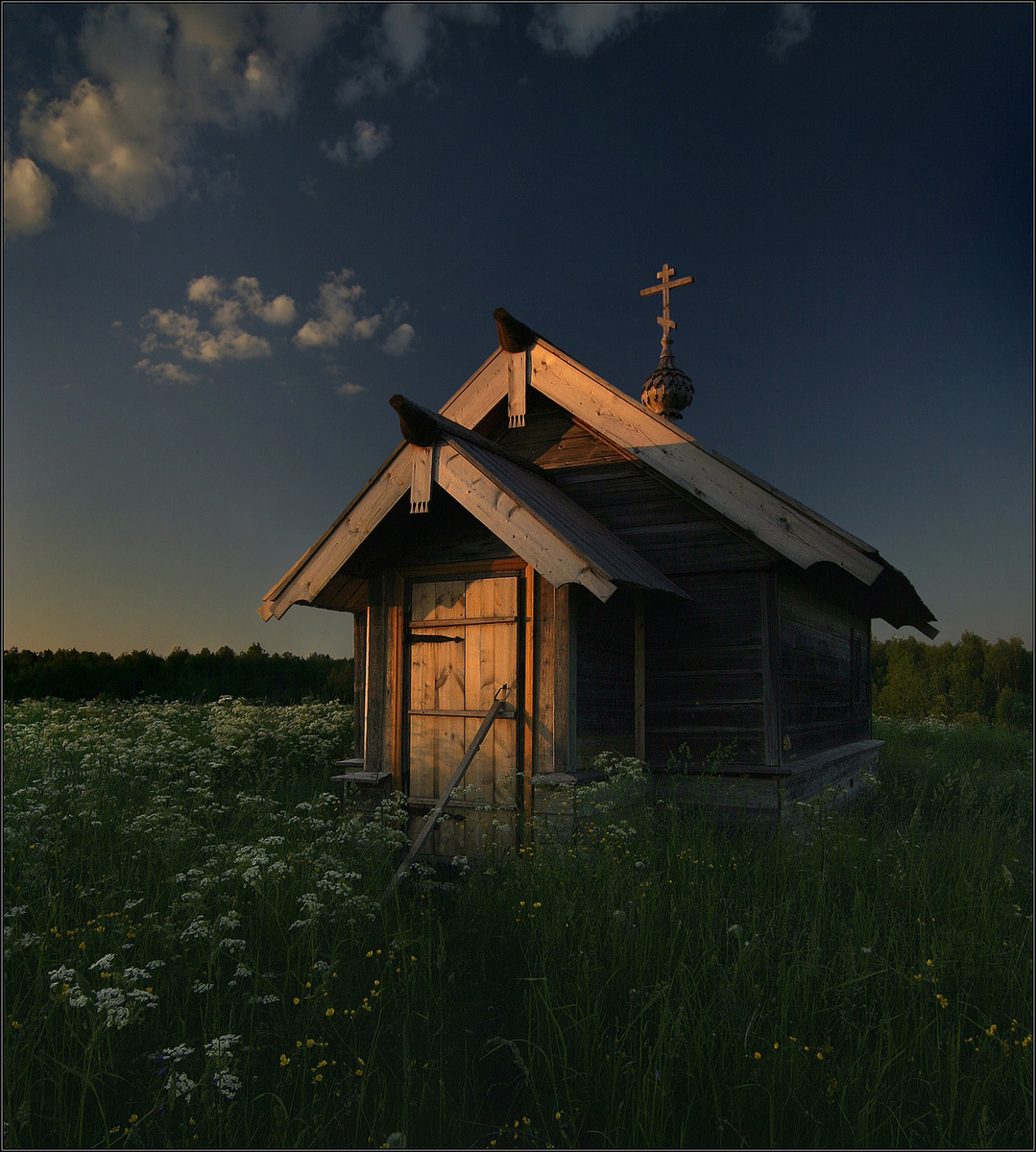 Часовня в Кривцово (Кенозерье, Архангельская губерния)