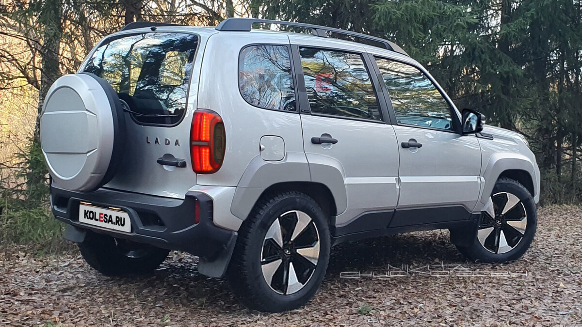 Неофициальное изображение рестайлинговой Lada Niva Travel. Рендер: Колёса.ру