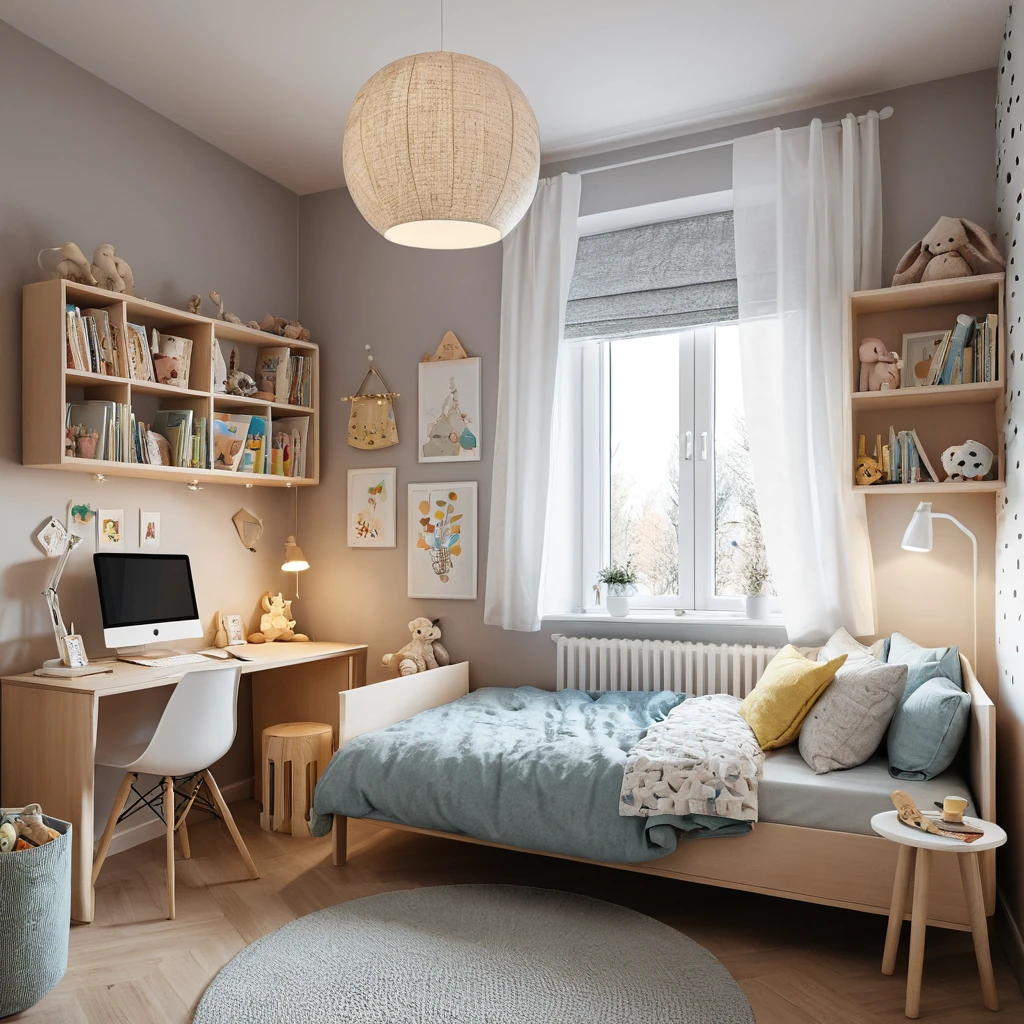 Уютная детская комната