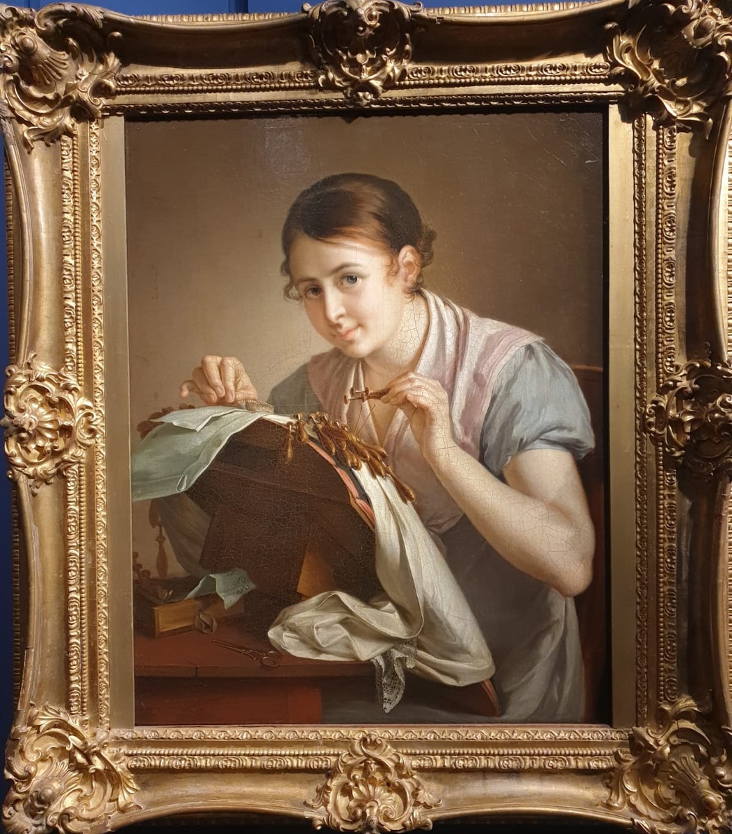 Тропинин В.А. Кружевница Холст, масло
