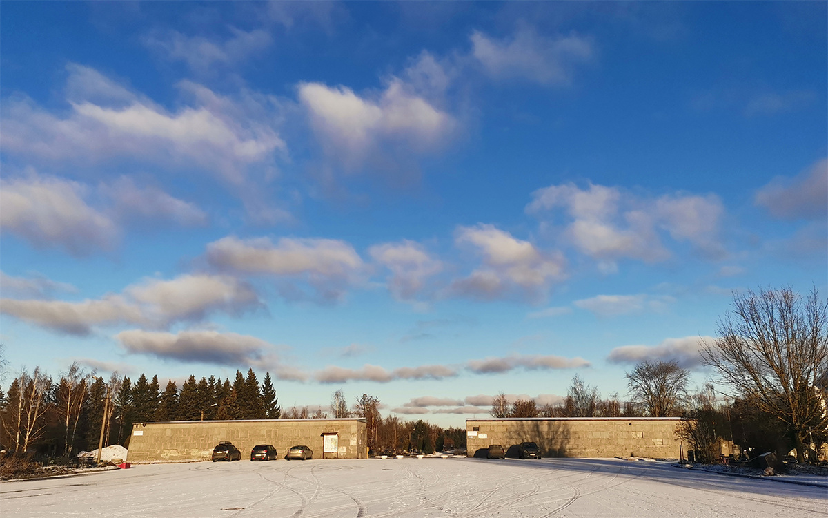 Ворота на Южном кладбище СПб