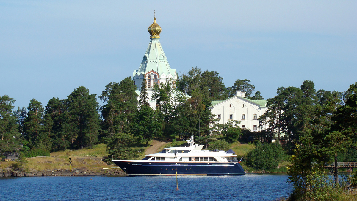 Яхта "Паллада" в Валааме