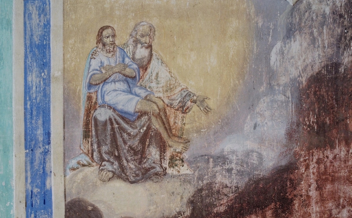 Роспись. Рождественская церковь села Новинки (Нижегородская область) 