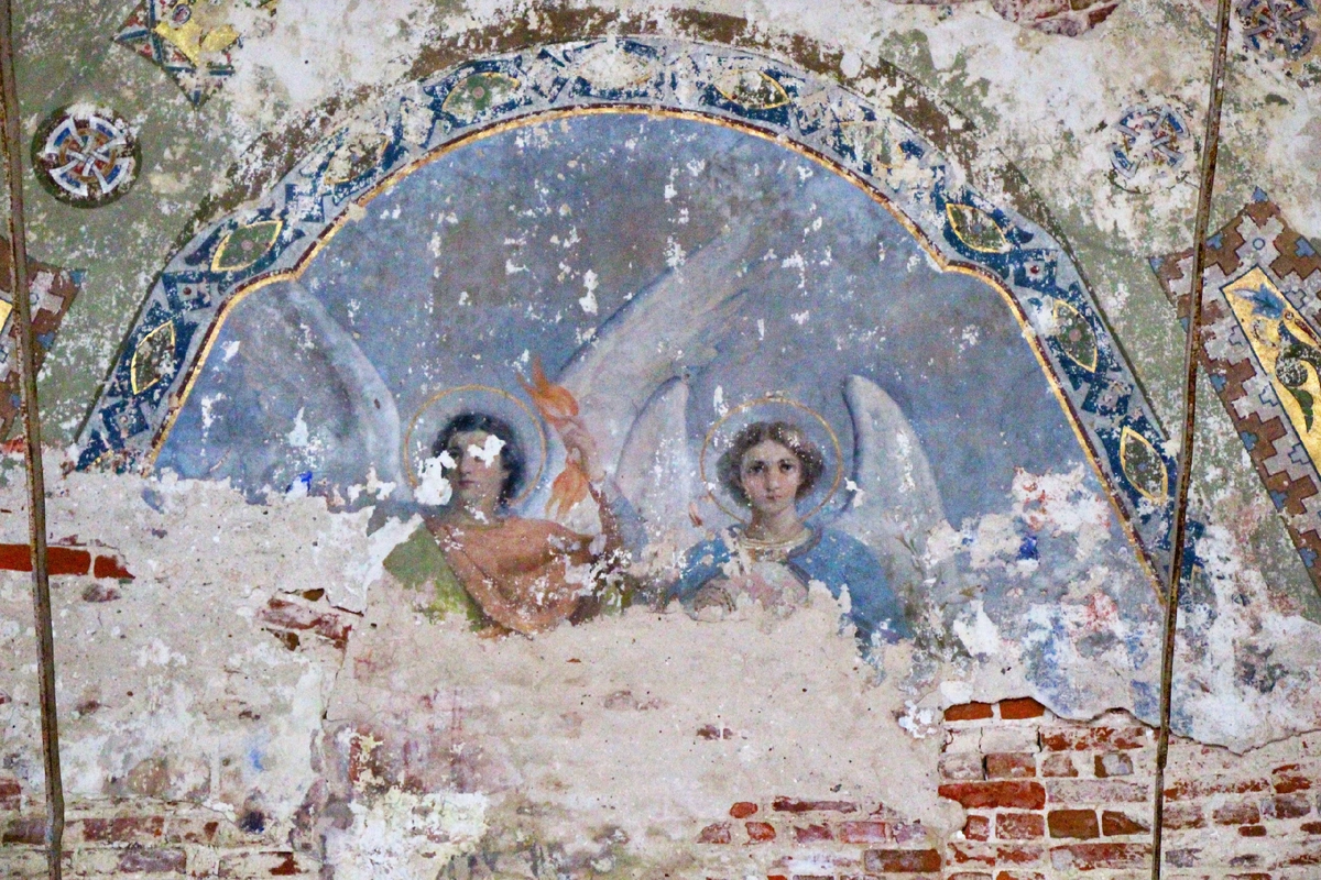 Роспись. Георгиевский храм села Юрьевское (Ярославская область)