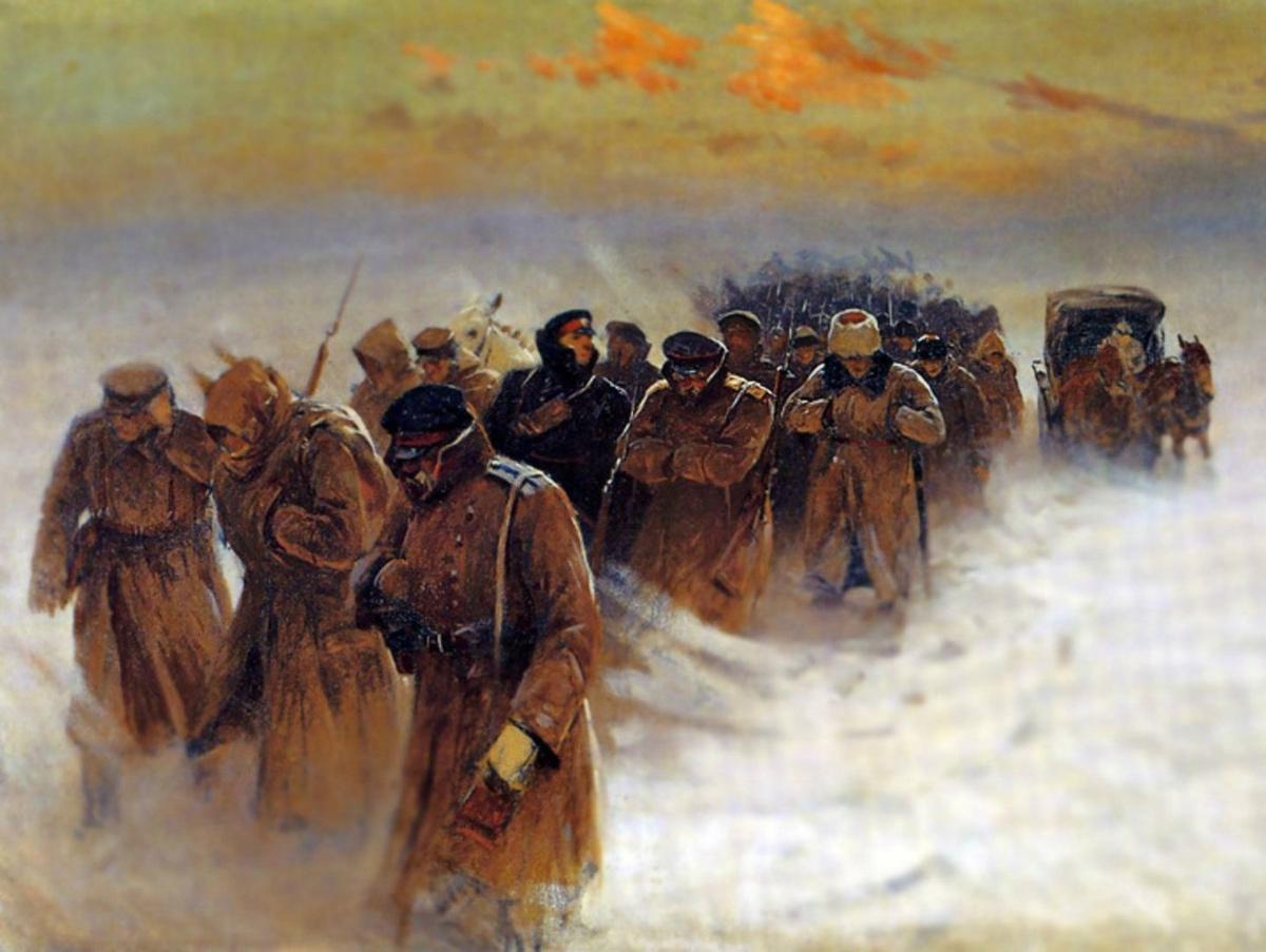 Отступление белогвардейцев. Изображение из открытых источников