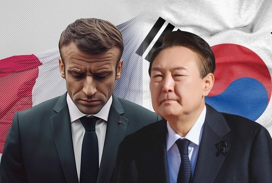    Эммануэль Макрон, Юн Сок Ёль