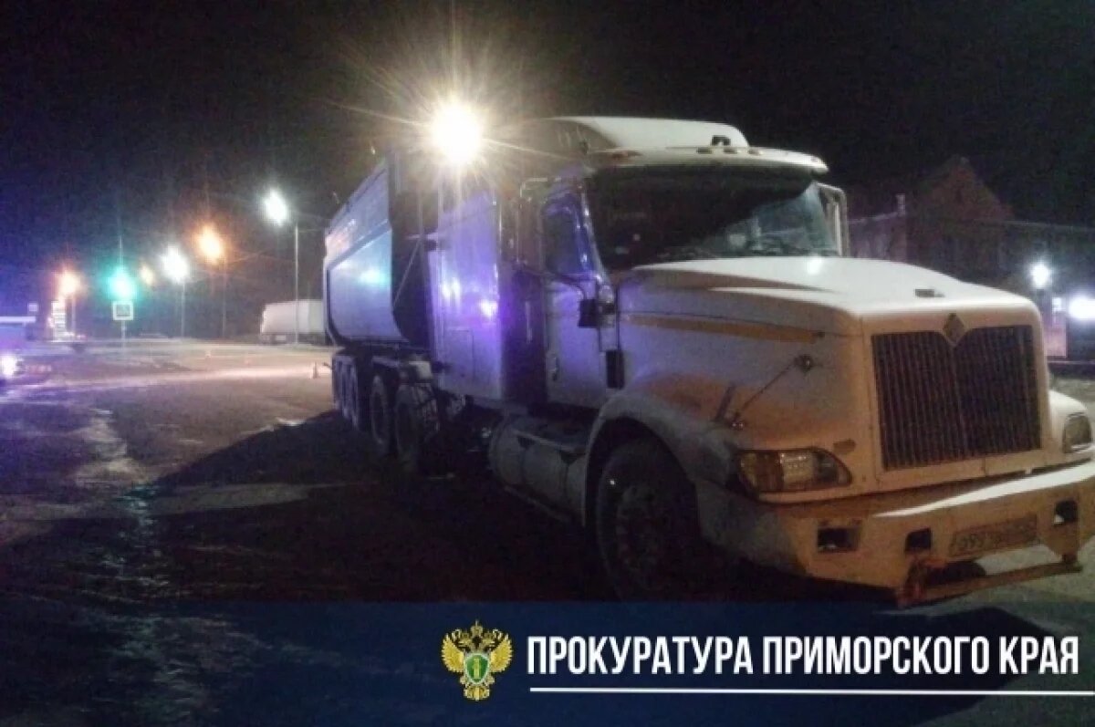   Прокуратура Приморья занялась наездом фуры на 11-летнюю девочку