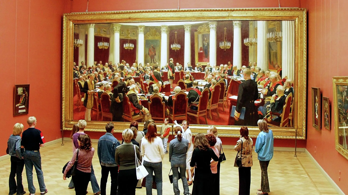 Картина И.Е. Репина. Фото с сайта https://ria.ru/20210713/ekskursovody-1741060576.html. Взято с Яндекс.Картинки