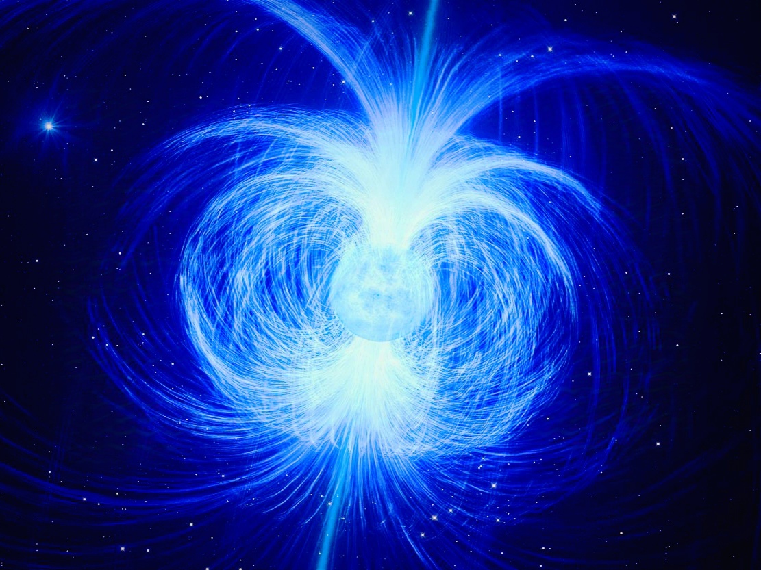 Представление художников о магнетаре.