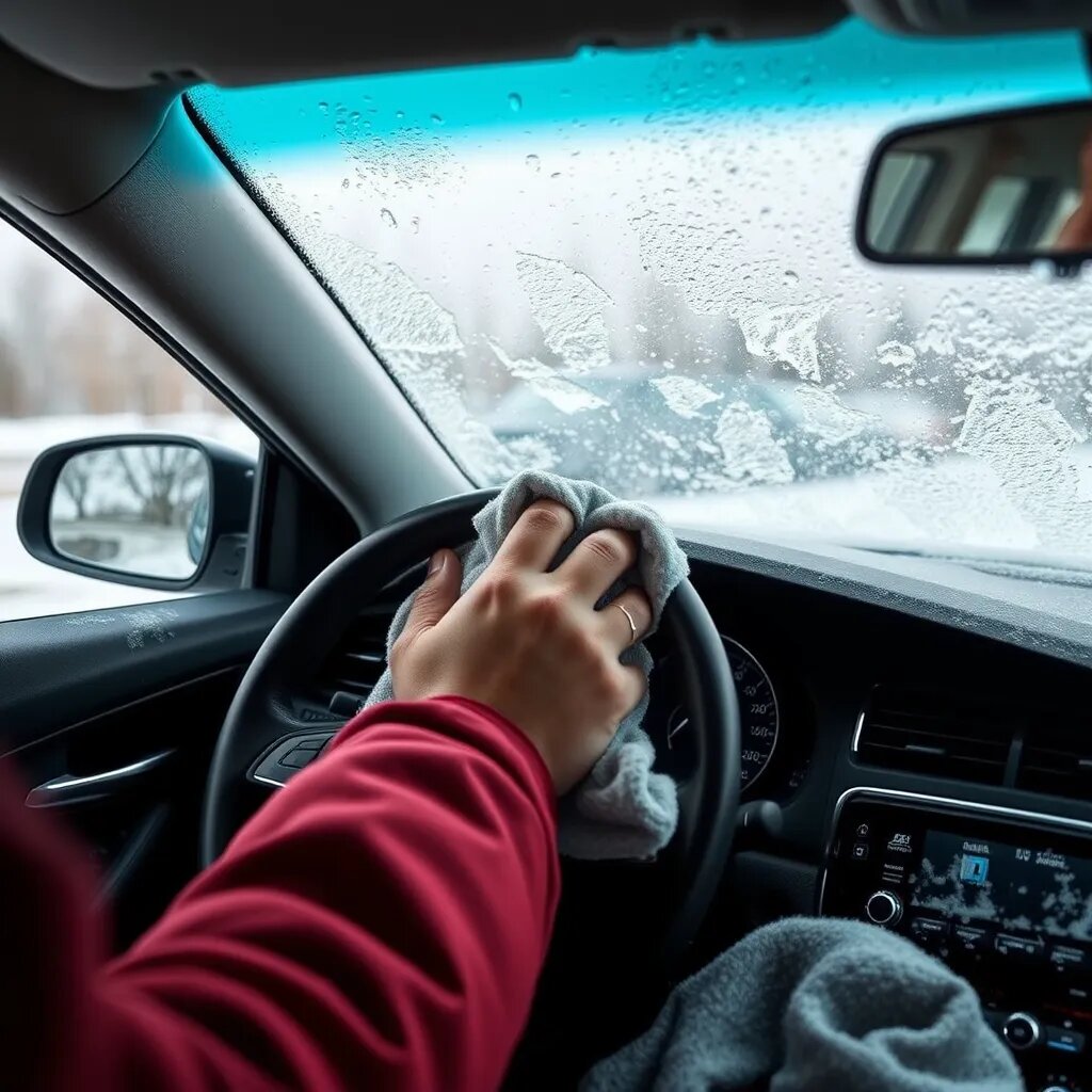 замерзает лобовое стекло изнутри машины 