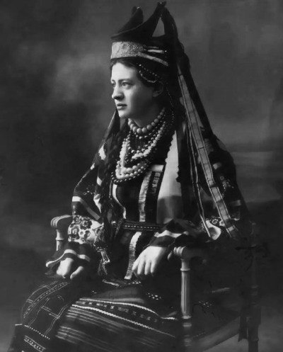 Русская женщина из Рязанской губернии. Конец 19 - начало 20 века.