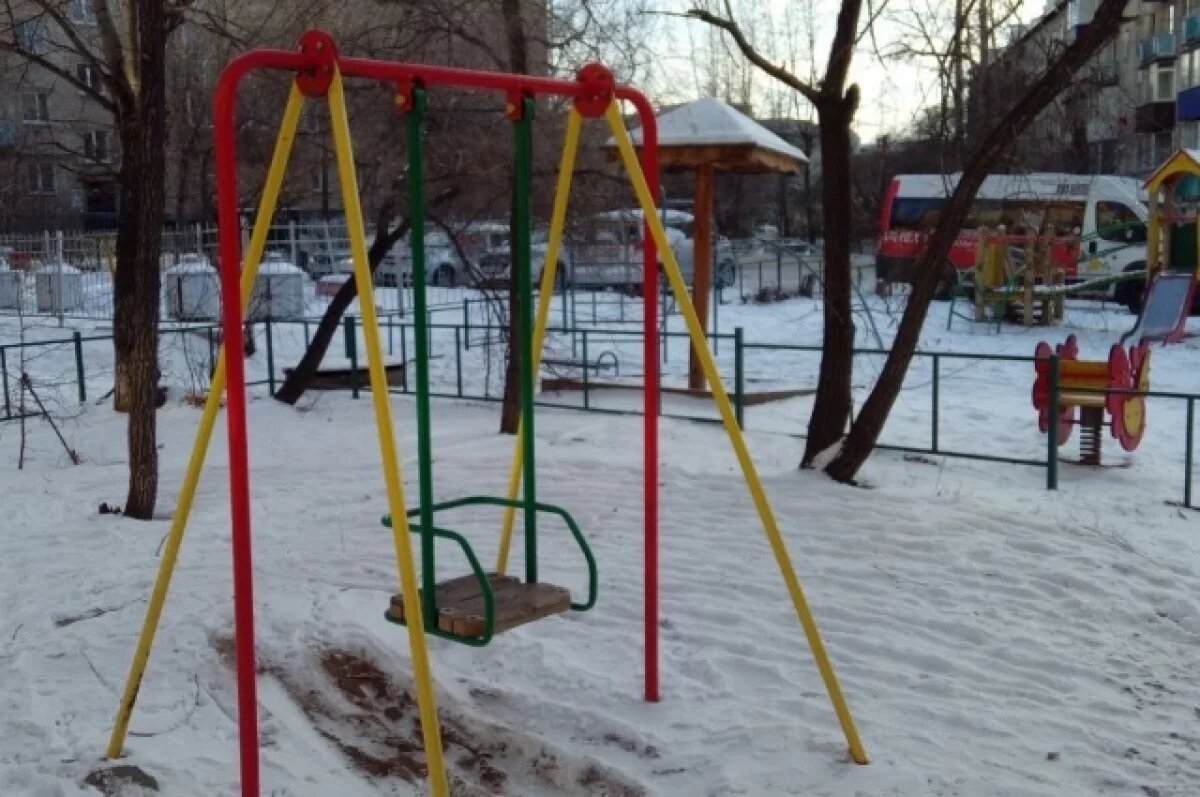    В Чебоксарах построили межквартальный детский игровой комплекс