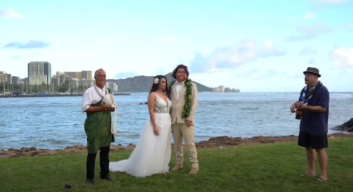 Свадьба прошла в Гавайях