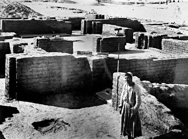 Квартал художников, дом P 47, место находки бюста. 6 декабря 1912 года, Телль-эль-Амарна, Египет.