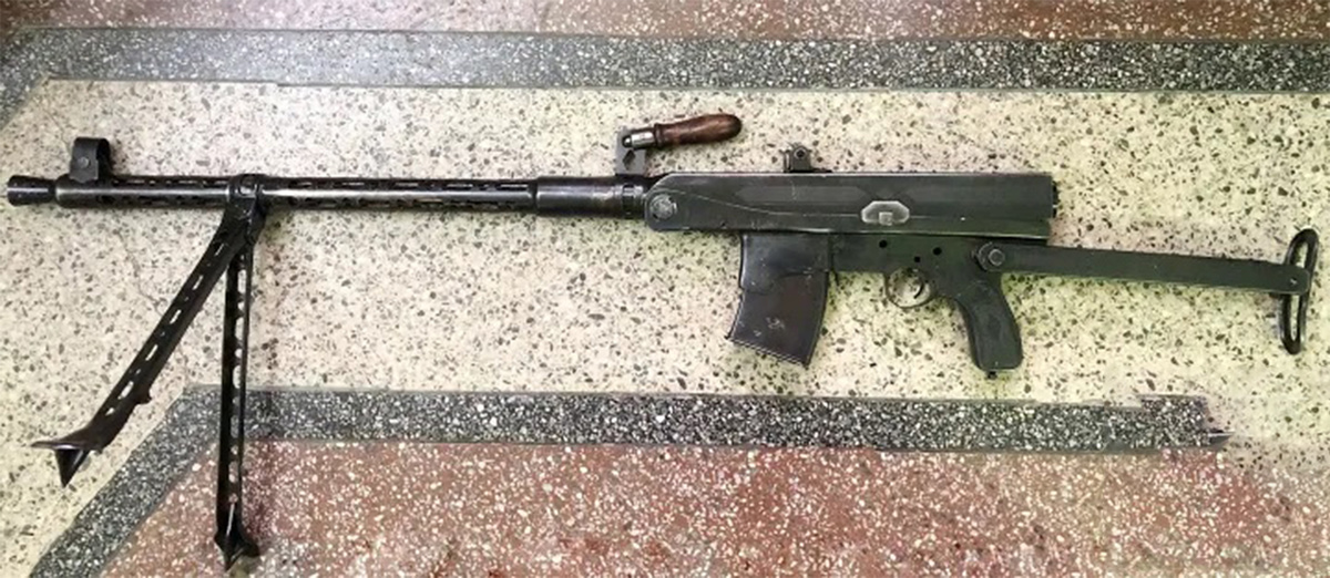 Первый пулемет Калашникова. Из собрания Артиллерийского музея в Санкт-Петербурге.