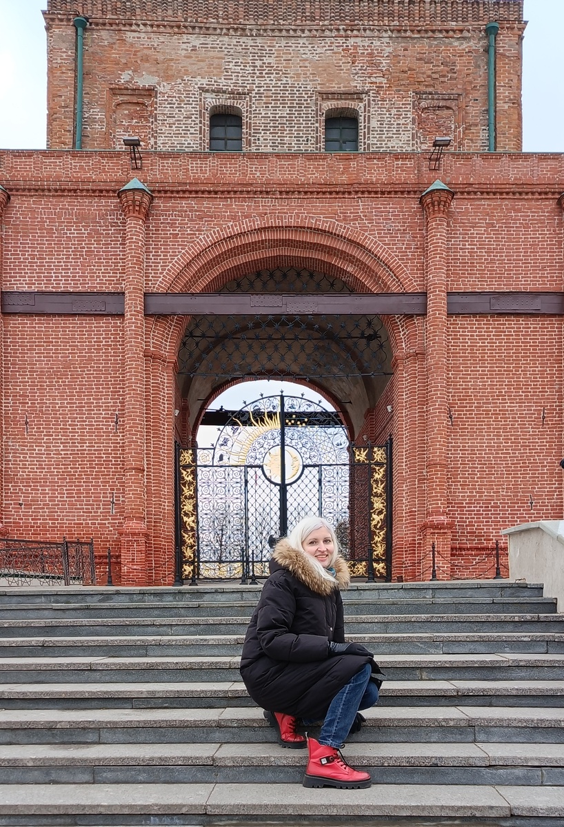 Автор в Кремле города Казань