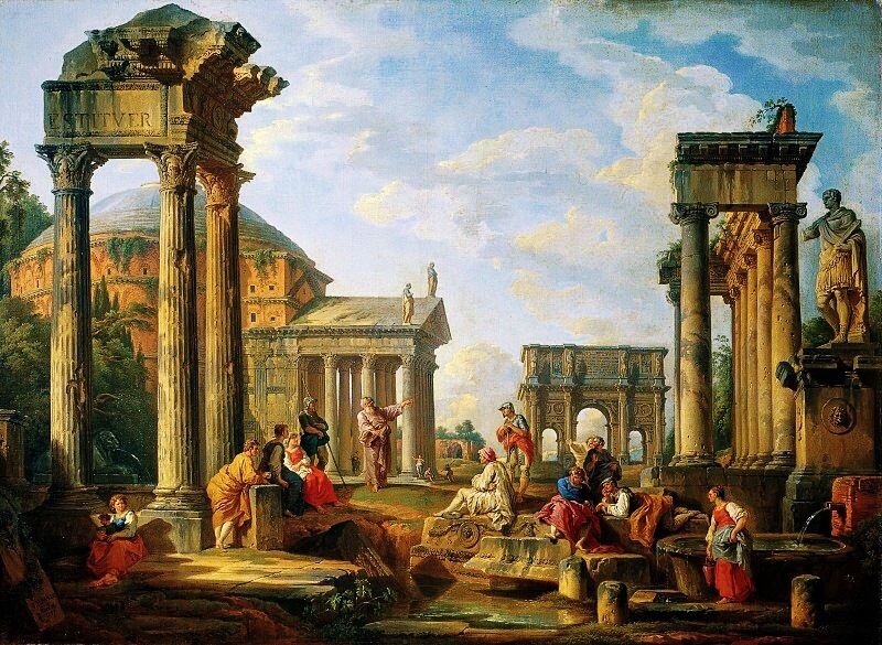 интернет думает что древний Рим выглядел так...