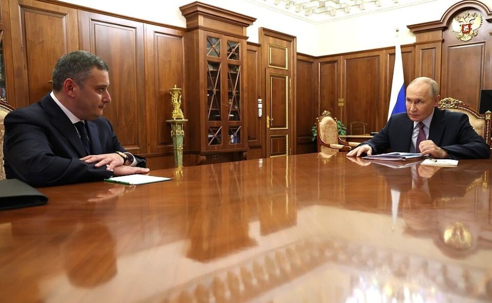    Александр Хинштейн и Владимир Путин. Источник: kremlin.ru