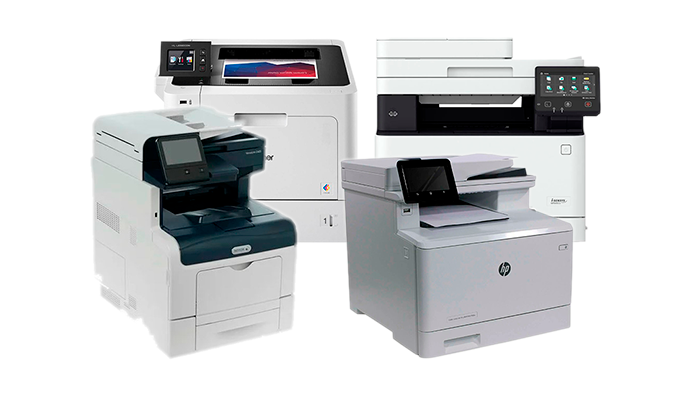 Лазерное МФУ HP Color LaserJet Pro M479fdw. Лазерное МФУ Canon i-SENSYS MF645Cx. Лазерный принтер Brother HL-L8360CDW. Лазерное МФУ Xerox VersaLink C405