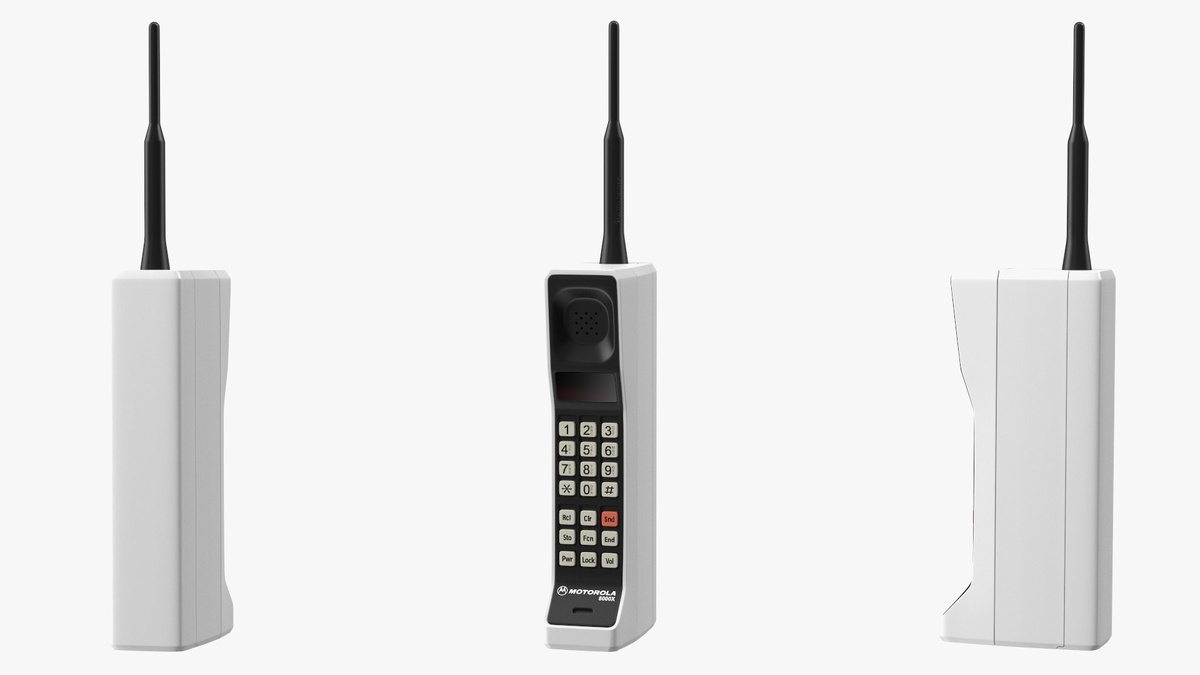 Motorola DynaTAC 8000X - первый мобильный телефон