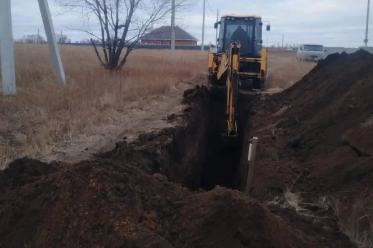    К заволжским кварталам многодетных семей прокладывают водопровод