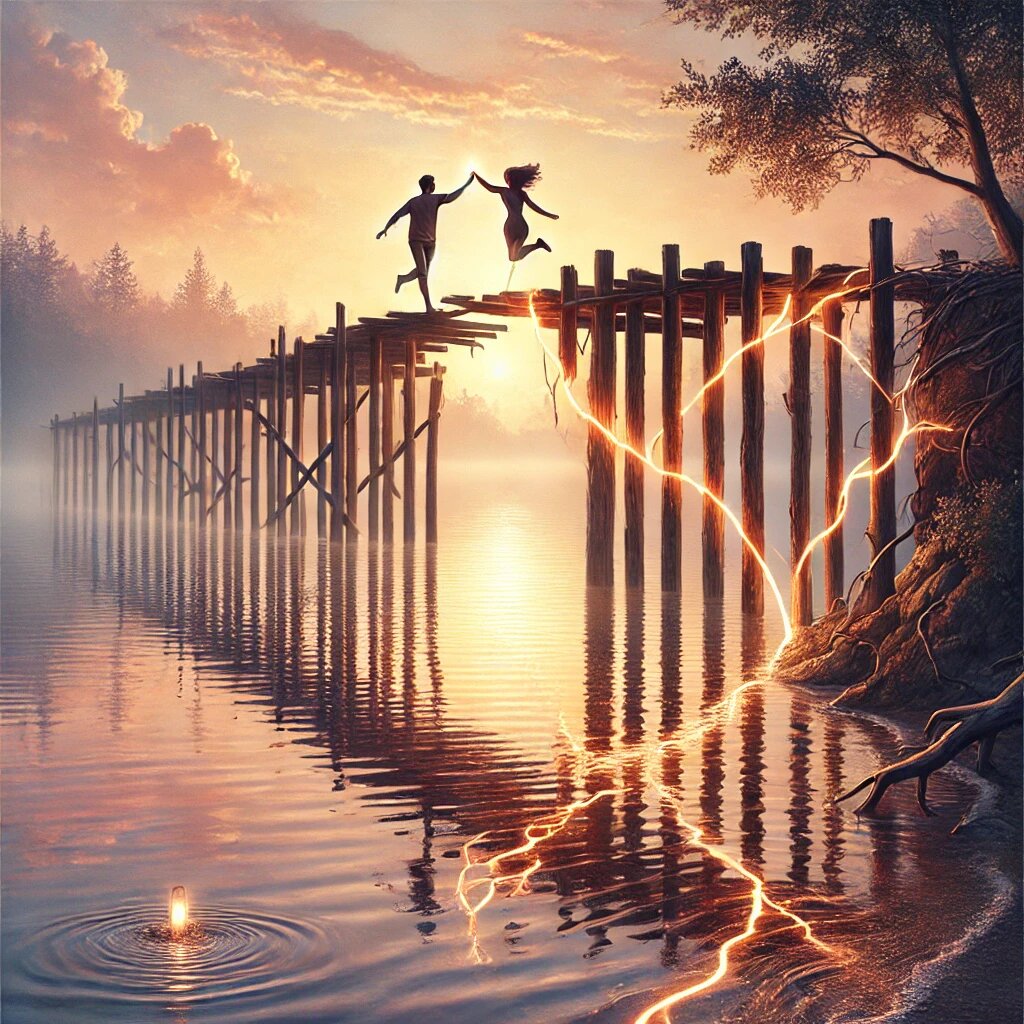 Прыжок веры через мост, что рушится под ногами