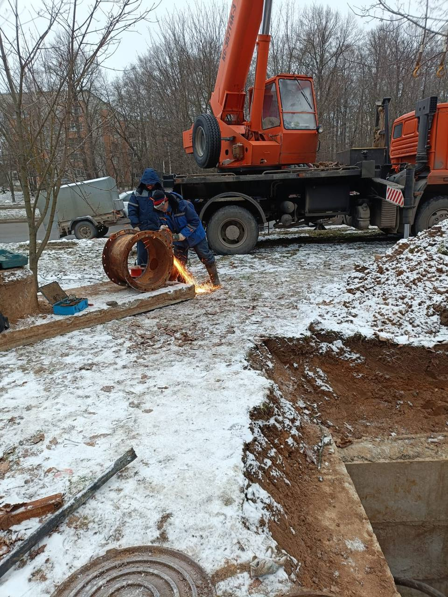 Специалисты РИР устраняют утечки