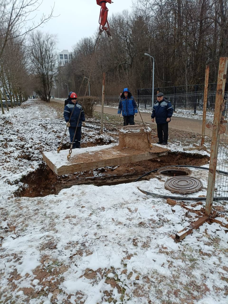 Специалисты РИР устраняют утечки