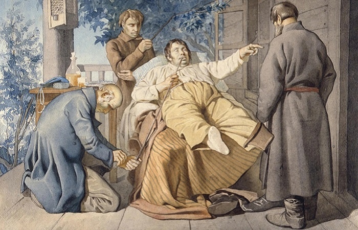 Вот так проживали помещики. Константин Трутовский "Отдых помещика"