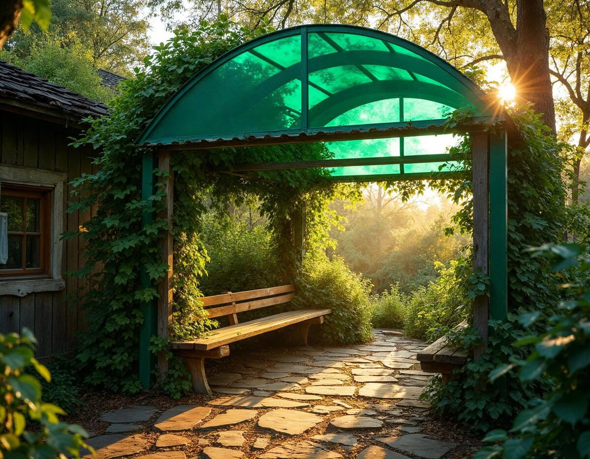 Беседка из поликарбоната