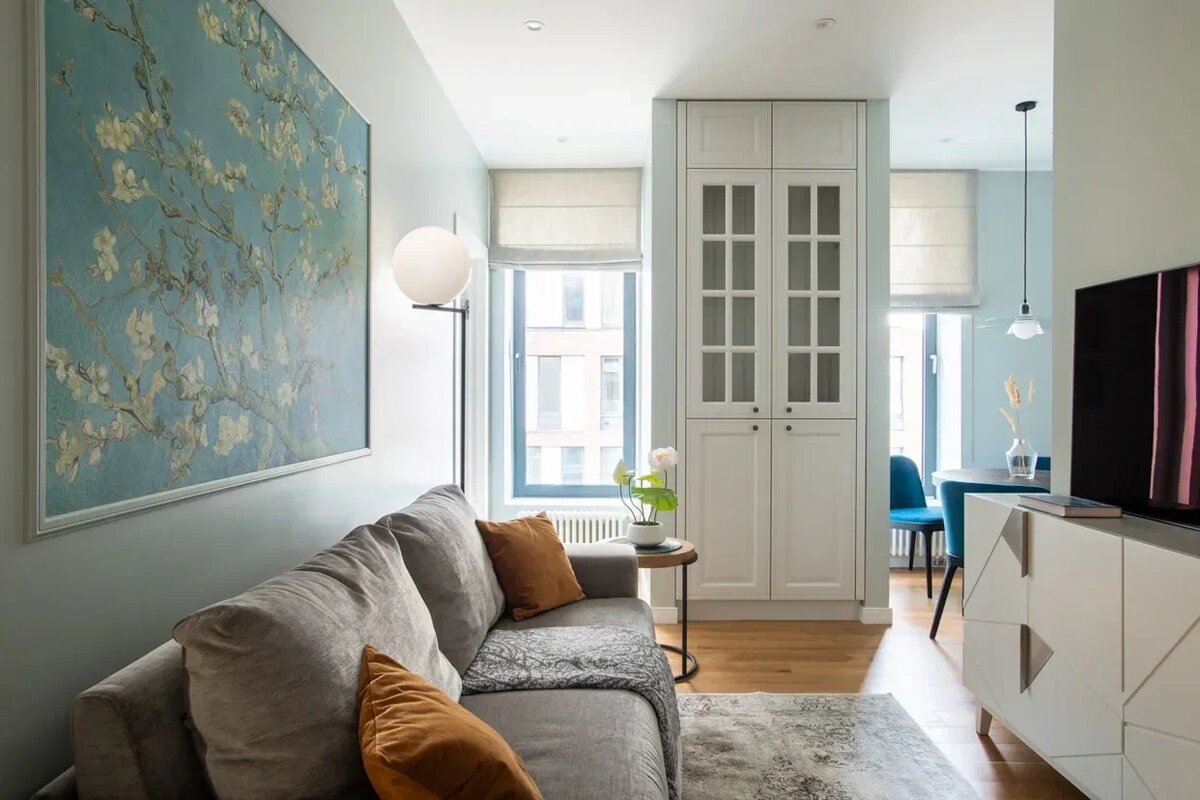 Римские шторы в квартире на Молодежной ЖК Vander Park