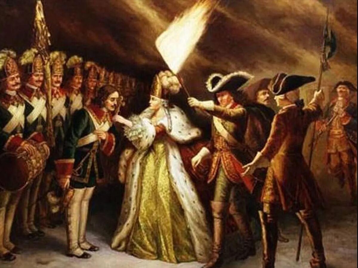 Дворцовый переворот 6 декабря 1741 года. Здесь, и далее - из открытых источников сети Интернет