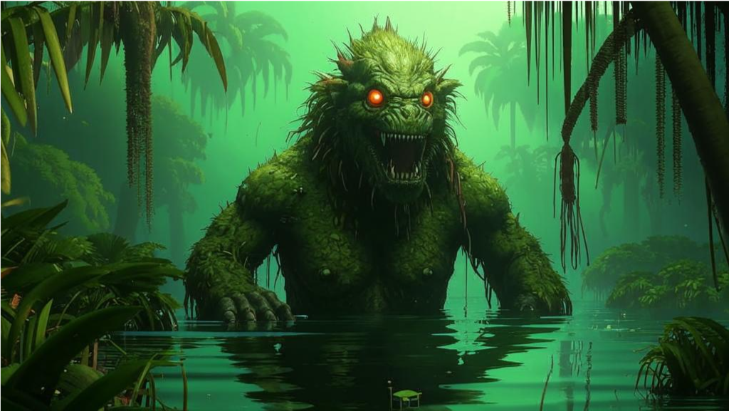 Трясинный монстр из джунглей Амазонии