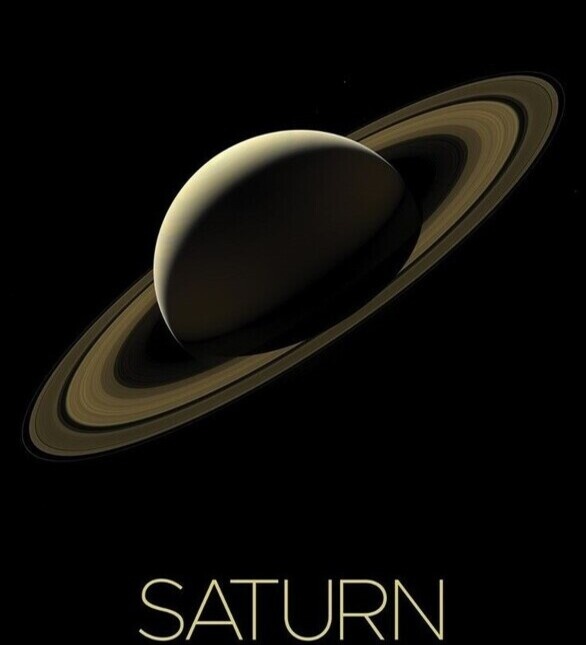 Сатурн — шестая планета по удалённости от Солнца