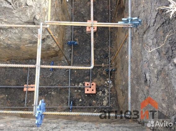 Технологию строительства фундаментов без опалубки, пленки, подбетонки и песчаной подушки продают даже на Авито 