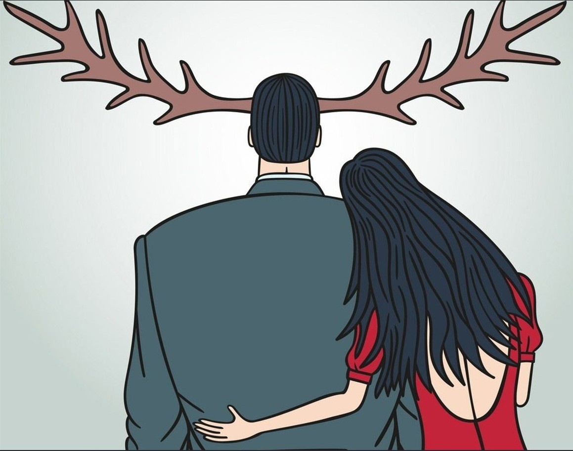 Жена наставила рога. Почему измены рога. Почему измены рога. Мужик с рогами оленя. Почему измены рога.