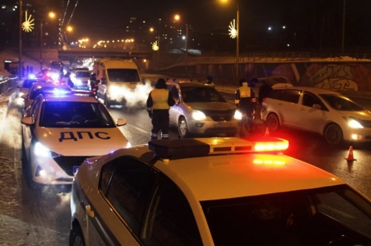    В Красноярске нарушитель ПДД попал под колёса автобуса