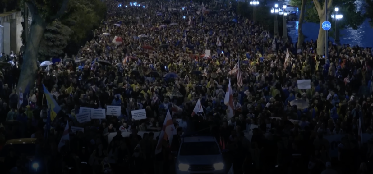 Протесты в Тбилиси